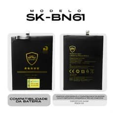 Bateria Oficial Skaiky BN61 Compativel Com XIAOMI POCO X3