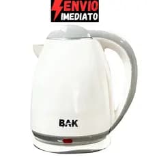 Chaleira Elétrica De Inox Premium Bak 1,8 Litros Branca Jarra Elétrica Café Chá Base Giratoria