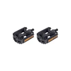 Pedal Para Bicicleta Mtb 1/2 Rosca Fina Par Com Refletor Bike Metal Ciclo