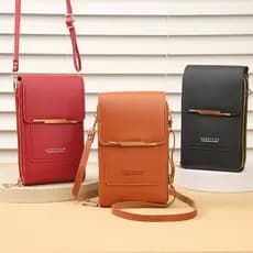 Bolsa Celular Coreana Com Design Vertical E Organizador Para Chaves E Moedas Funcional