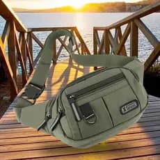 Bolsa Transversal ou de cintura para motoboy multiuso