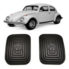 Capa Borracha Pedal Freio E Embreagem Fusca Brasilia Variant