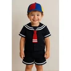 roupa do Kiko infantil,feito com oxfordine (acompanha boné)
