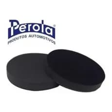 Boina de Lustro Preta 5 Polegadas Pérola Espuma Macia para Polimento Automotivo