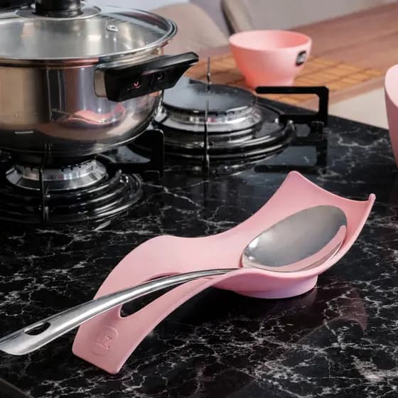 Suporte para colheres de cozinha Descanso de colher Premium Apoio de colher - Uz Utilidades