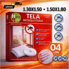 4/3/2/1 Telas Mosquiteiro Para Janela Eficaz Contra Insetos 130x150 E 150x180 Com Velcro Adesivo Mosquitos
