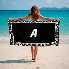 Canga de Praia Inicial do Nome Concha  Blogueira Moda Tendencia