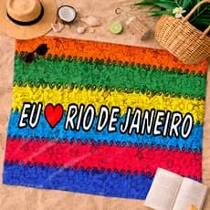 Canga de Praia Tema Litorais Verao Mar Férias Blogueira