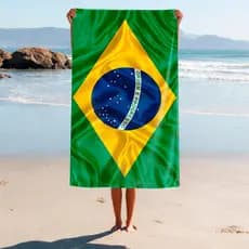 Canga de Praia Piscina Brasil Blogueira Verao Envio Imediato Copa