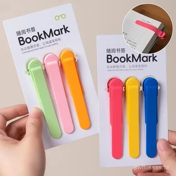 1/3/6 Pçs Marcador Inteligente Silicone Livro Marca Peças De Reposição Acessórios Para Amantes Da Leitura Marcadores Hom