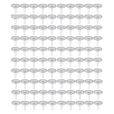 100 Pacotes De Ganchos De Teto Adesivo Removível Cabide De Parede , Pegajosos De Disco De 2cm Para Decoração De Natal De