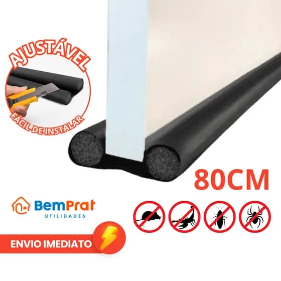Veda Porta Rolinho 80 Cm Ajustável