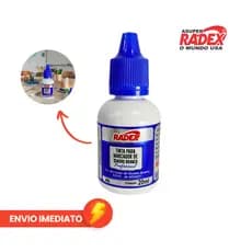 Tinta Reabastecedor Marcador Quadro Branco 20 ml Azul Radex