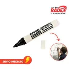 Marcador Quadro Branco Radex Preto