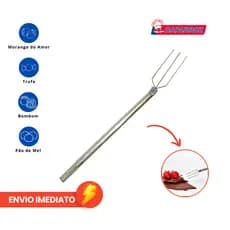 Garfo 3 Pontas Para Banhar Bombom