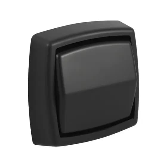 Acabamento Válvula De Descarga Para Banheiro Universal Preto Fosco