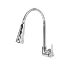 Torneira Gourmet de Parede Flexível Cromada 2 Jatos Design Moderno