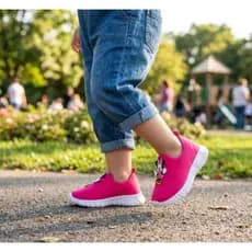 Tênis Infantil Menina Personagens Confortável Calce Fácil Leve Escola Casual