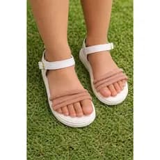 Sandália Papete Infantil Menina Glady Delicada Flatform Moderna Pedraria Leve Macia