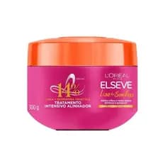 MASCARA DE TRATAMENTO ELSEVE LISO DOS SONHOS 300G ALINHA A FIBRA E REDUZ DANOS