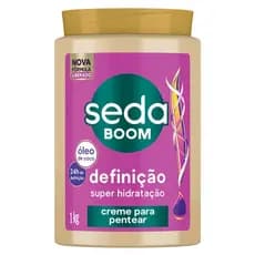 SEDA BOOM DEFINIÇÃO 1KG CREME PARA PENTEAR SUPER HIDRATAÇÃO