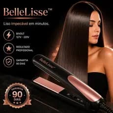 Chapinha Para Cabelo Profissional Bivolt 50W Rosa Alisadora Portátil Sem Frizz