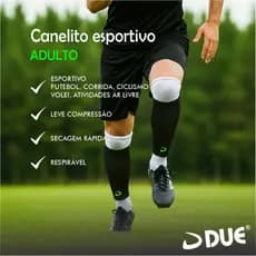 Par Canelito Esportivo Alta Compressão Suporte Panturrilha