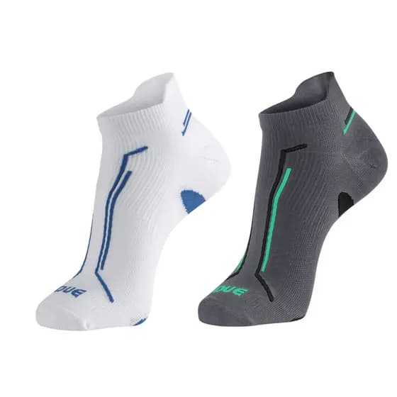 Meia Sapatilha de Compressão Masculina - 1 kit com 2 pares sortidos