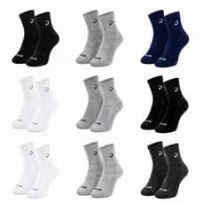 Pacotão 06 kits 18 Pares - Meia canelada masculina cano Longo