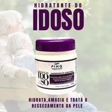 Creme Hidratante do Idoso 240G  Reduz a sensação de pele áspera e repuxada  Amacia Nutre Para todos os tipos de pele