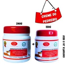 2 UN Creme Hidratante do Pedreiro 240G e 120G com  Ureia Para Rachaduras nos pés Mãos ressecadas Ultra hidratante
