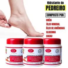 Creme do Pedreiro Com Ureia Para Pés Rachados e mãos e Cotovelos Ressecadas 240G Ultra Hidratante