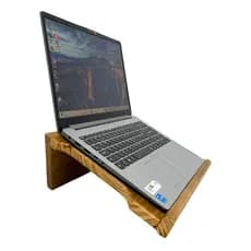 Suporte Para Notebook Apoio Ergonômico Base Laptop Madeira Maciça