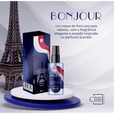 Perfume capilar fragrância toque Paris CBB cosméticos 60ml