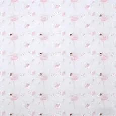 Papel de Parede Bailarina e Floral Premium Luxo Impermeável Removível para Sala Comércio Reforma de Móveis5m X 45cm