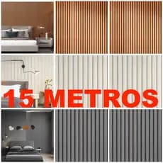 Papel de Parede Madeira 3D 15 METROS X 45CM Auto Adesivo Colante