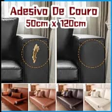 50cmx150cm Marrom Adesivo Auto-Adesivo de Tecido de Couro Sofá de Reparo de Sofá de Couro