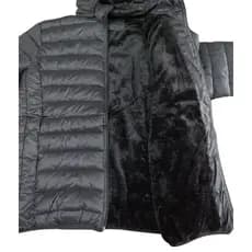 Jaqueta Peluciada Puffer Masculina Bobojaco Forrada Com Capuz Removível