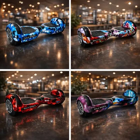 Hoverboard Elétrico Skate com Bluetooth e Led Scooter 500w