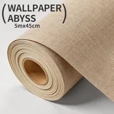 Papel de Parede Adesivo Textura Linho 5m x 45cm para Decoração de Sala e Quarto