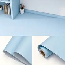 Azul Claro Papel Adesivo Para Decoração 5 Metros Ideal para Quarto Infantil, Quarto de bebe