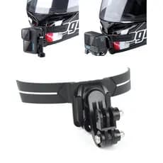 Suporte inferior da alça do capacete da câmera para GoPro Hero 10/9/8/7/6/5, DJI Osmo Action, Insta360