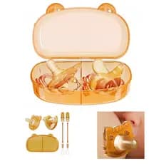 Kit 2 Chupetas Calmante Anti Cólica 0 A 6 Meses Dia E Noite