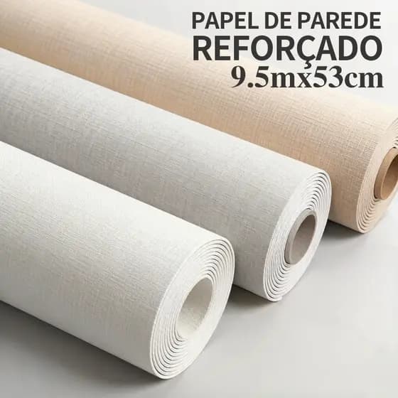 Papel Vinílico Relevo Autoadesivo Importado Resistente ao Rasgo Elegante