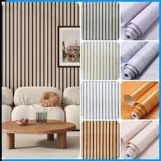 Papel De Parede 3d Adesivo Autocolante Decorativo 5 Metros Para Sala Ripado Amadeirado MarmorizadoTijolinho Para Quarto