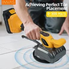 INOVA Maquina De Assentar Piso Porcelanato Com 2 Baterias 10000mah