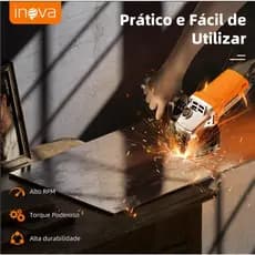 Esmerilhadeira Inova 650W 11.000rpm – Profissional, 110V/220V, Alta Potência para Corte e Desbaste