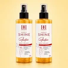Kit 2 Desodorante Body Splash Corporal Perfume Colônia Fragrância Duradoura Feminino Fantasi 200ml