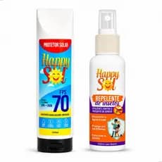 Protetor Solar FPS70 Rosto Facial Corporal Toque Seco + Repelente com Icaridina Proteção de Insetos