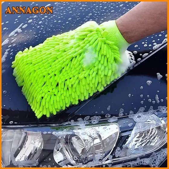 Kit 2 Luvas de Microfibra Multifuncional Superfina para Limpeza Lavagem de Carro Toalha Produtos de limpeza para o lar